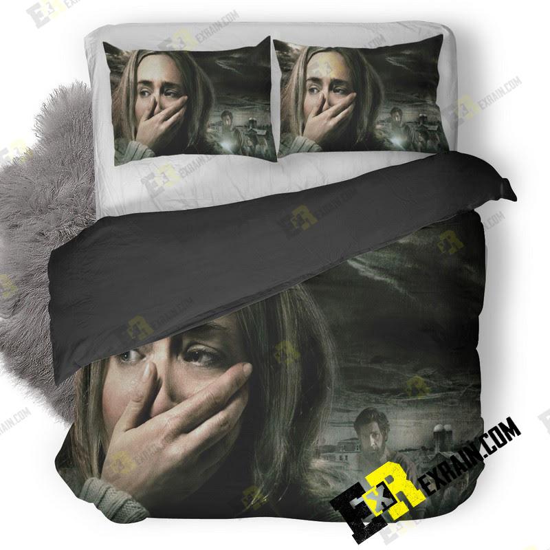 A Quiet Place Movie Emily Blunt Oq 3D Customized Duvet Cover Bedding Set