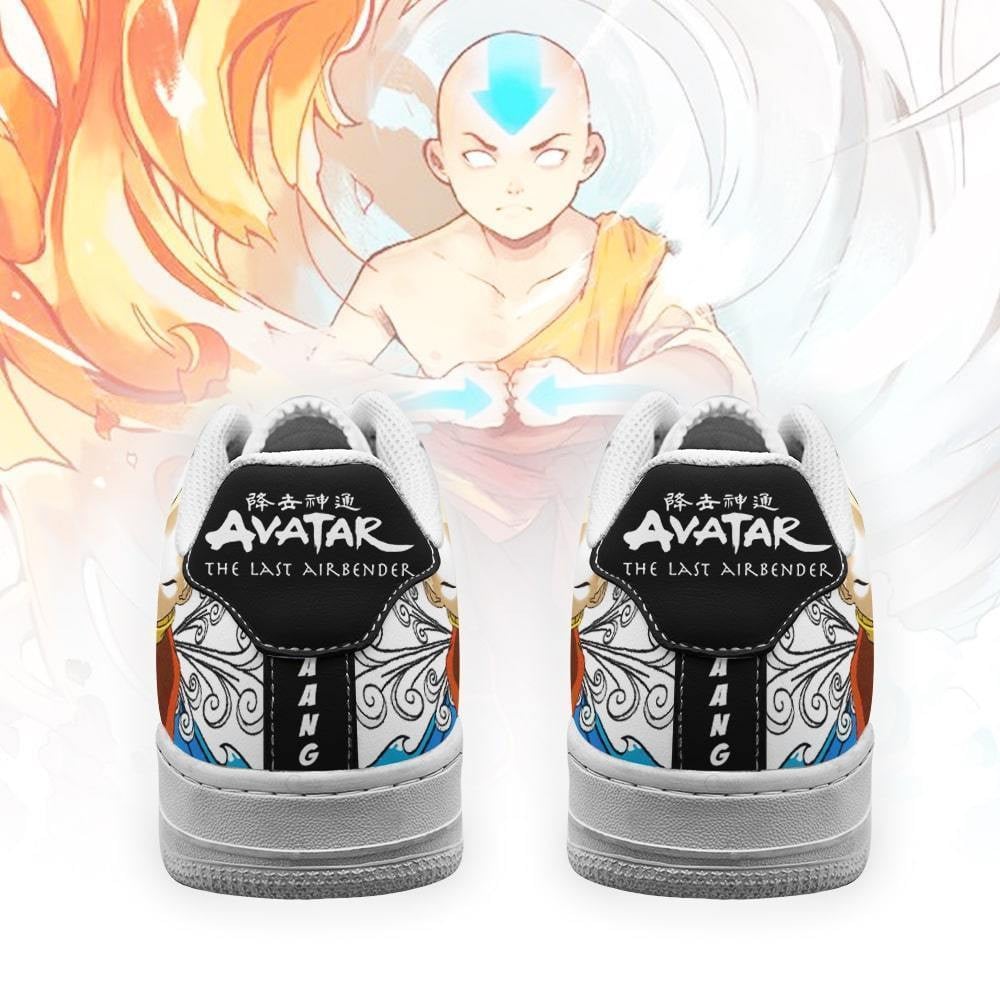 Aang Avatar Airbender Sneakers Four Nation Tribes Avatar Anime Shoes