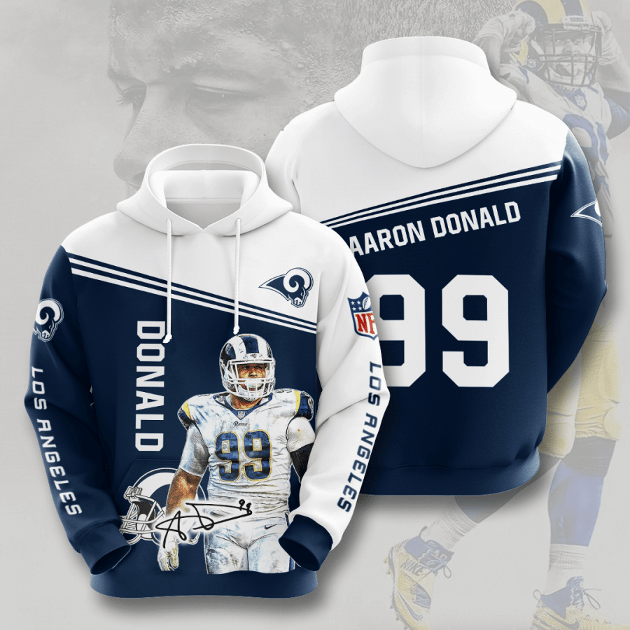 Aaron Donald Los Angeles Rams Los Angeles Rams 13D Hoodie Gift For Fans