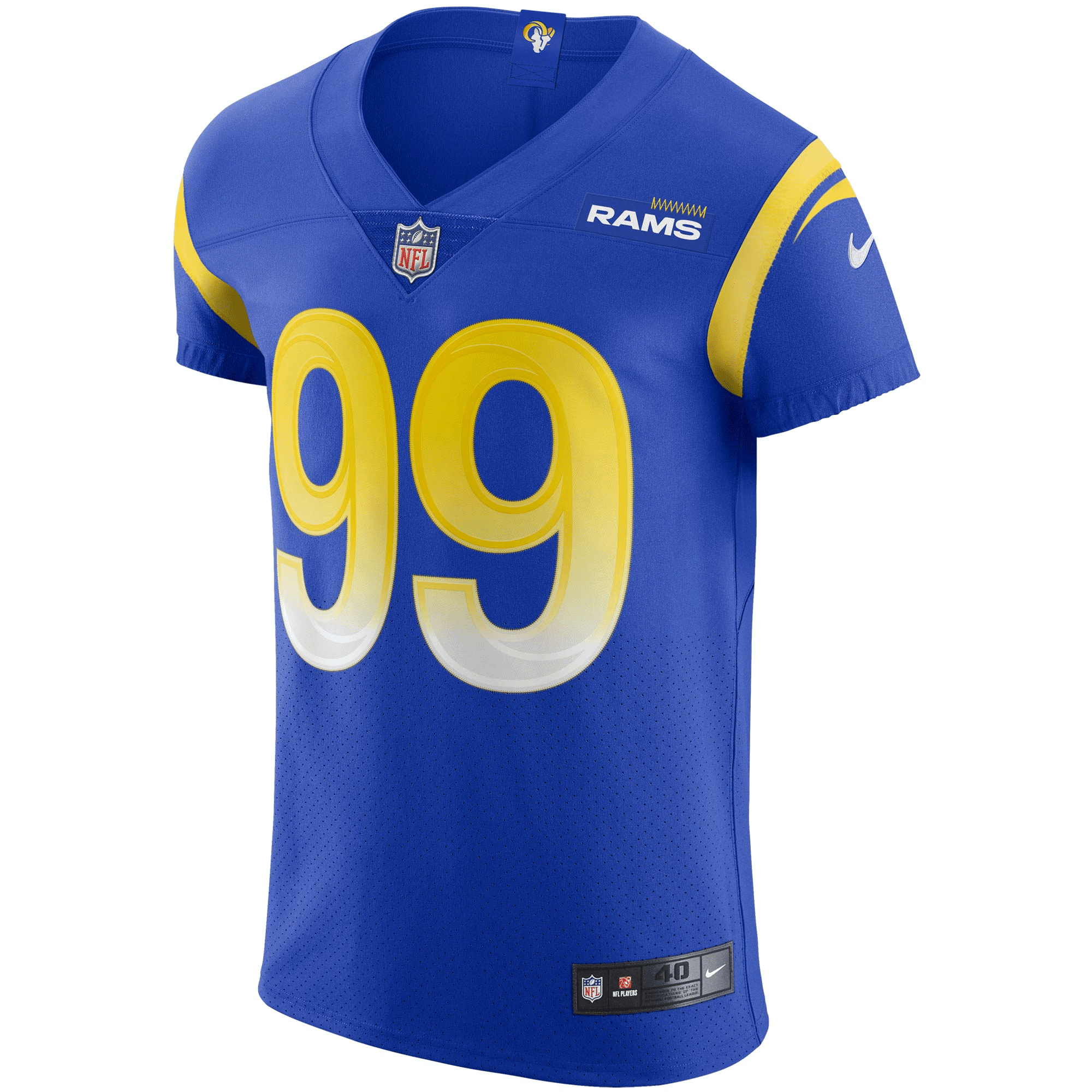 Aaron Donald Los Angeles Rams Vapor Elite Player Stitched Jersey – Royal Stitched Jersey