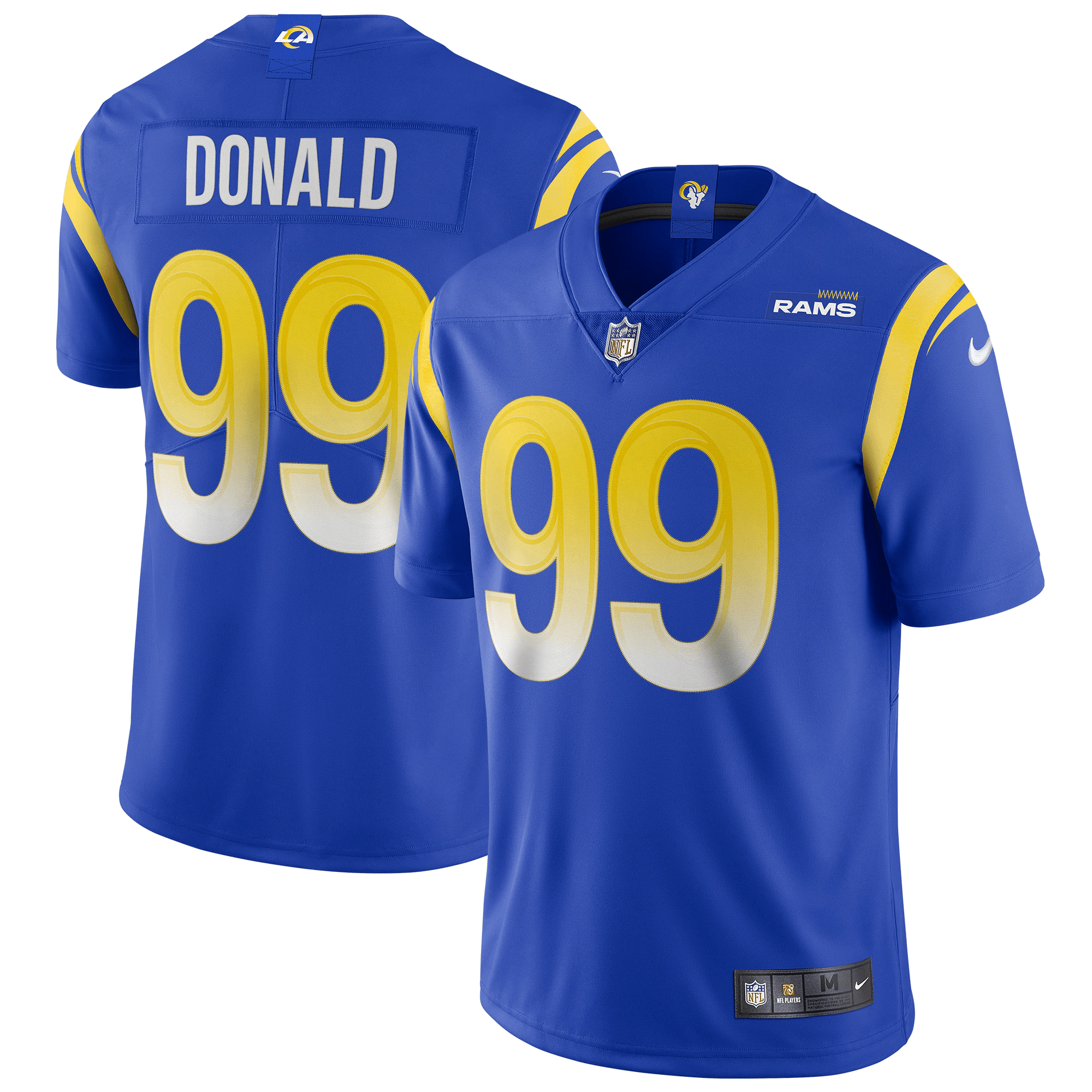 Aaron Donald Los Angeles Rams Vapor Limited Stitched Jersey – Royal Stitched Jersey