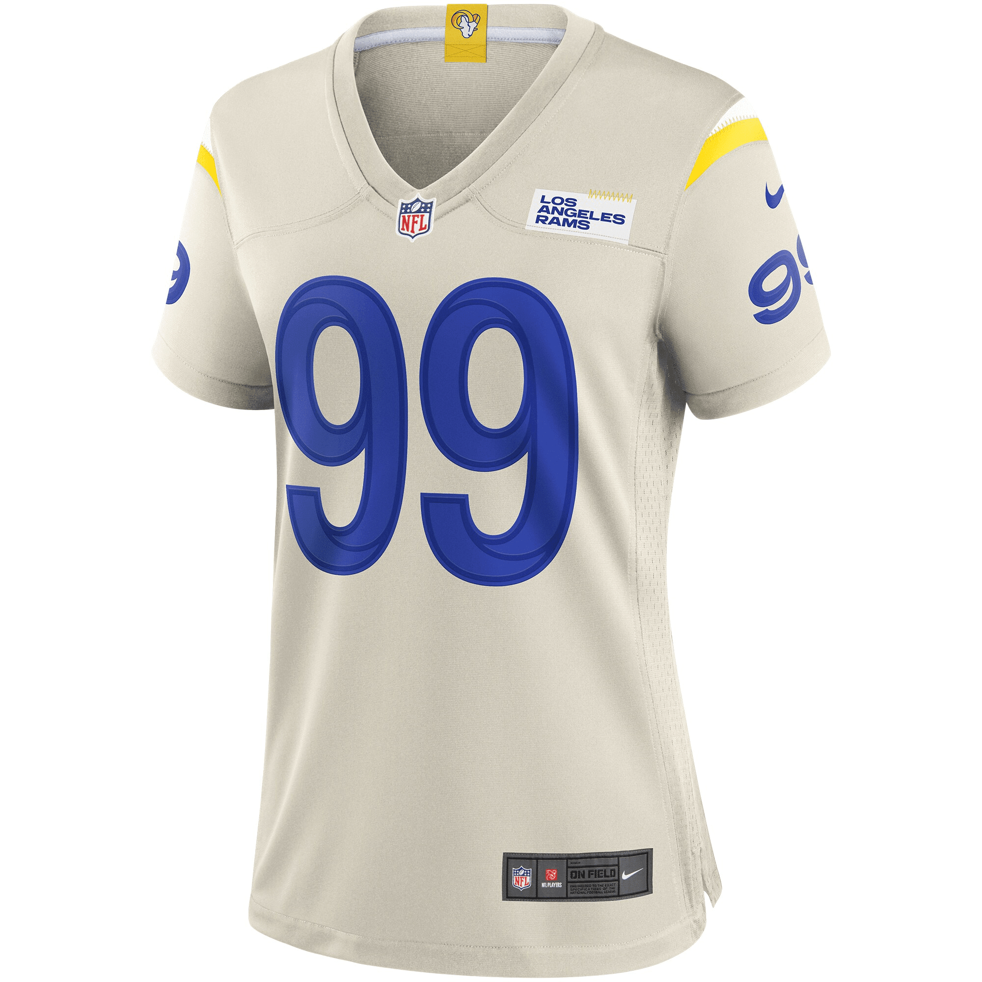 Aaron Donald Los Angeles Rams Women’s Game Stitched Jersey – Bone Stitched Jersey