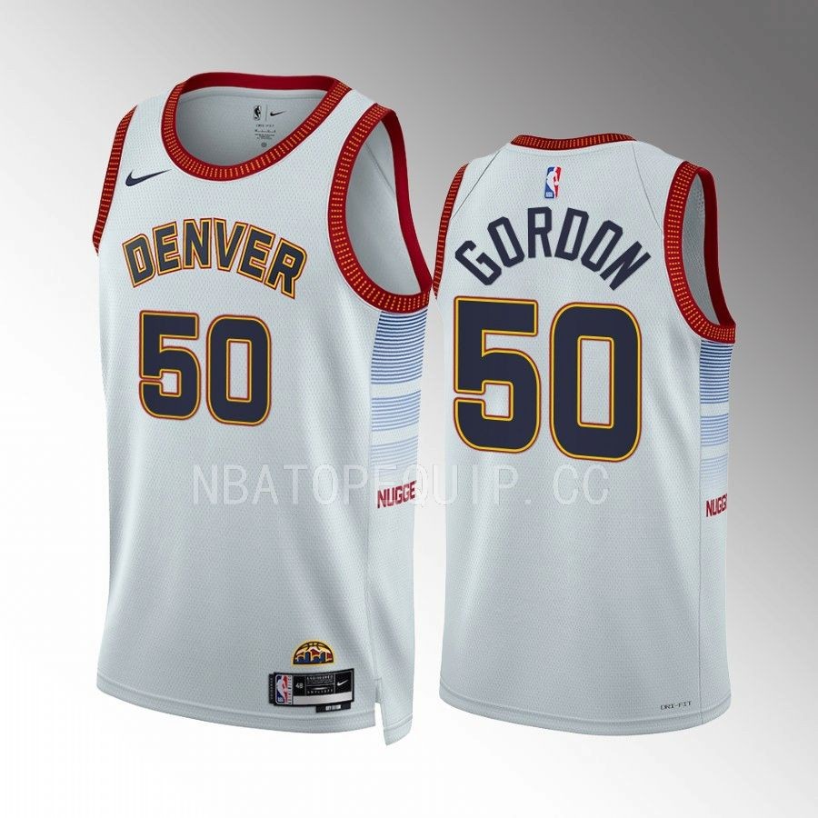 Aaron Gordon 2022-23 Denver Nuggets White #50 City Edition Jersey Swingman
