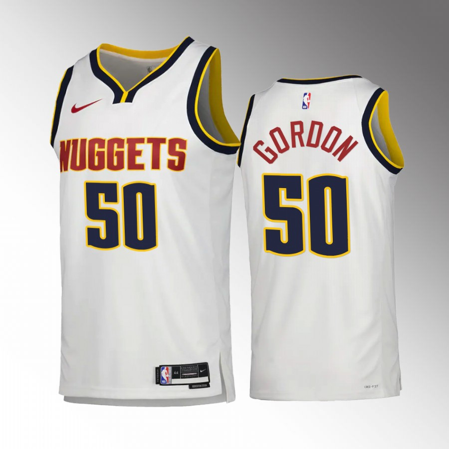 Aaron Gordon 50 2022-23 Denver Nuggets White Association Edition Stitched Jersey Swingman