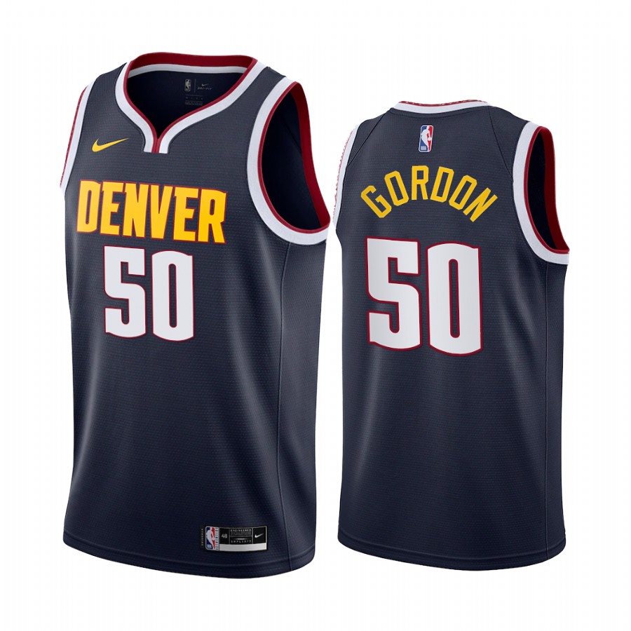 Aaron Gordon Denver Nuggets Navy Icon Edition 2021 Trade Jersey