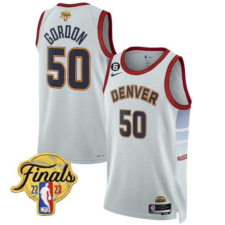 Aaron Gordon Denver Nuggets NBA Finals Patch Mile High City Edition Jersey - All Stitched