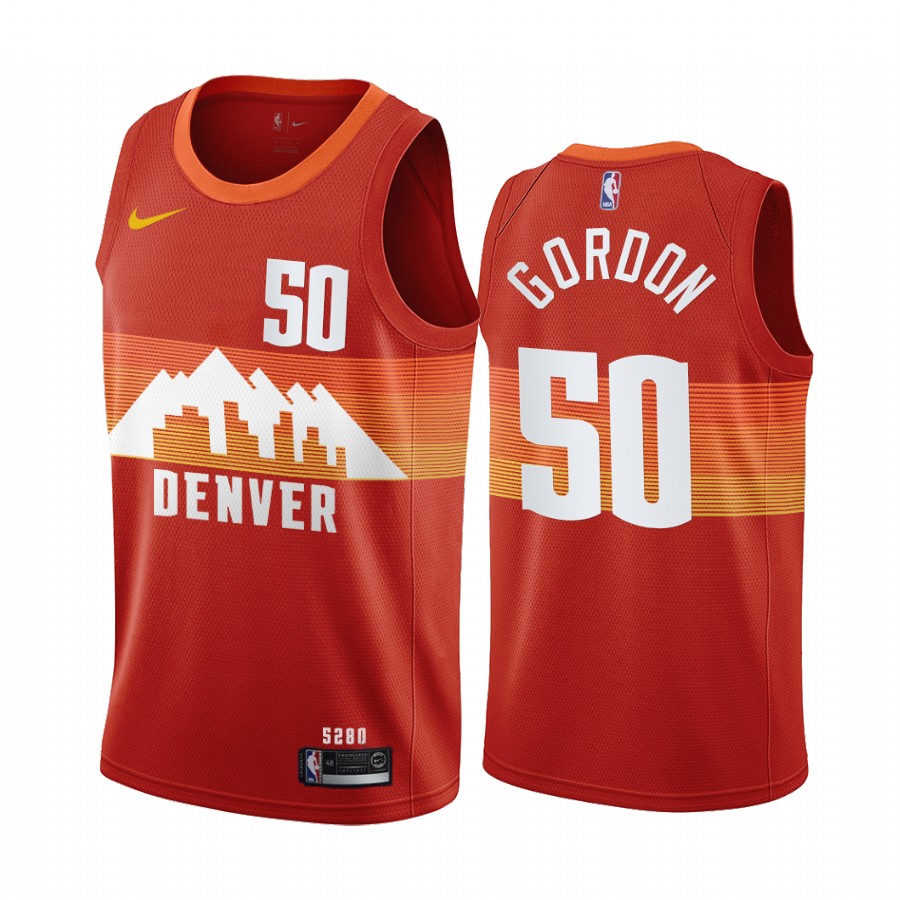 Aaron Gordon Denver Nuggets Orange City Edition 2021 Trade Jersey