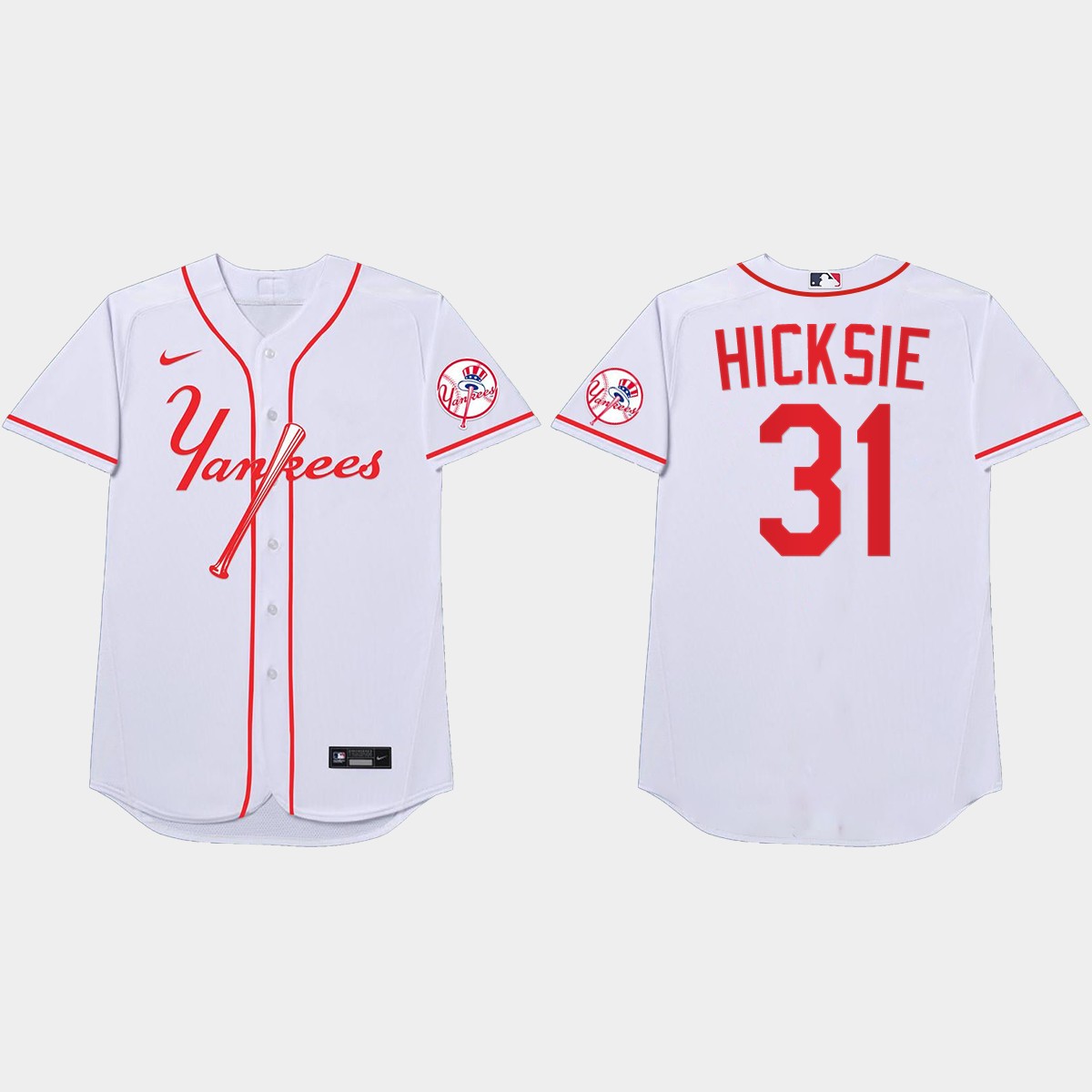 Aaron Hicks 2021 Players' Weekend Hicksie Nickname Jersey - White