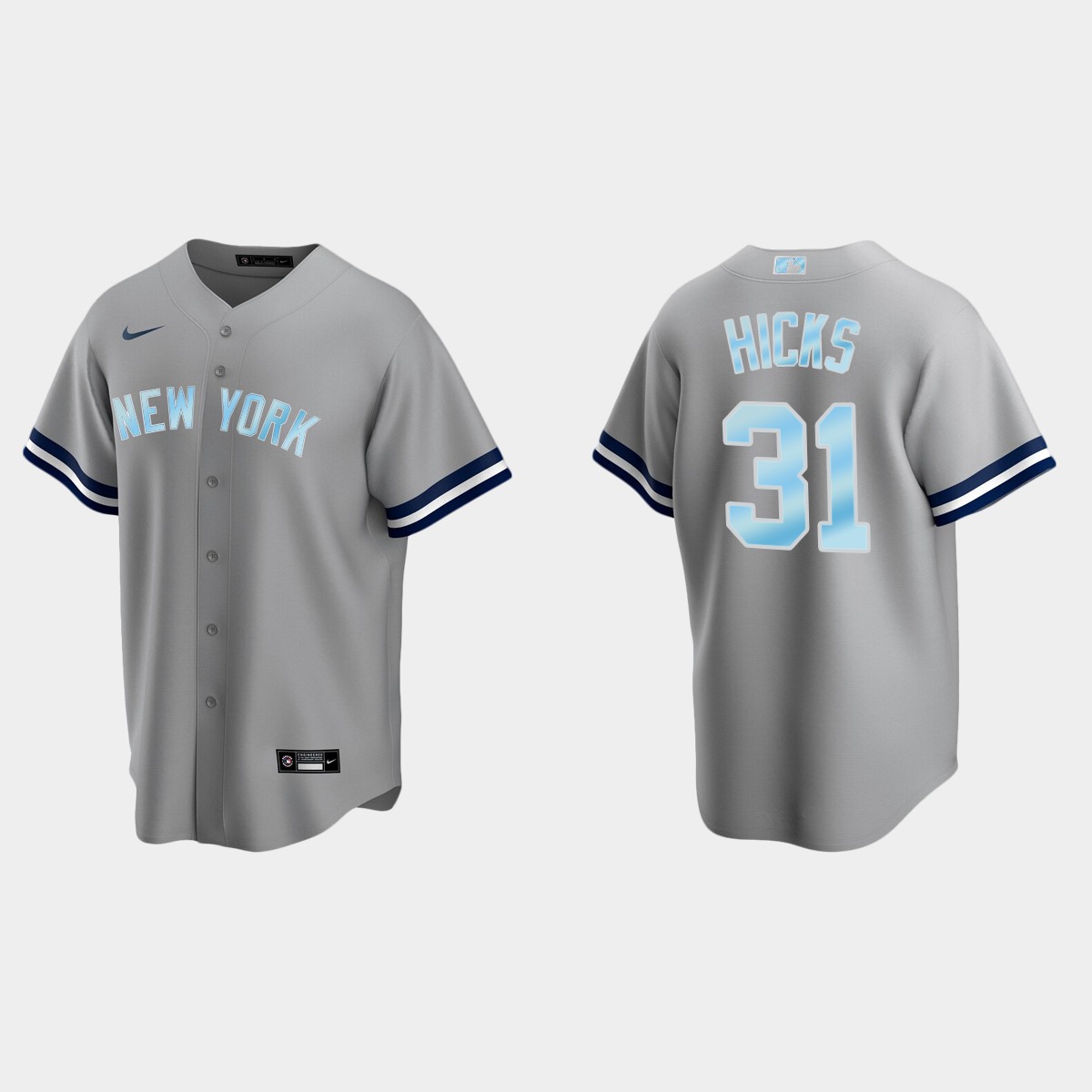 Aaron Hicks New York Yankees 2022 Father’s Day Gift Jersey – Gray