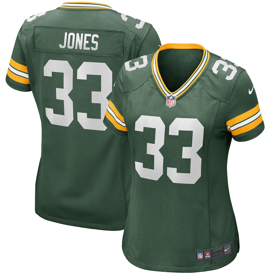 Aaron Jones Green Bay Packers Women’s Game Jersey – Green
