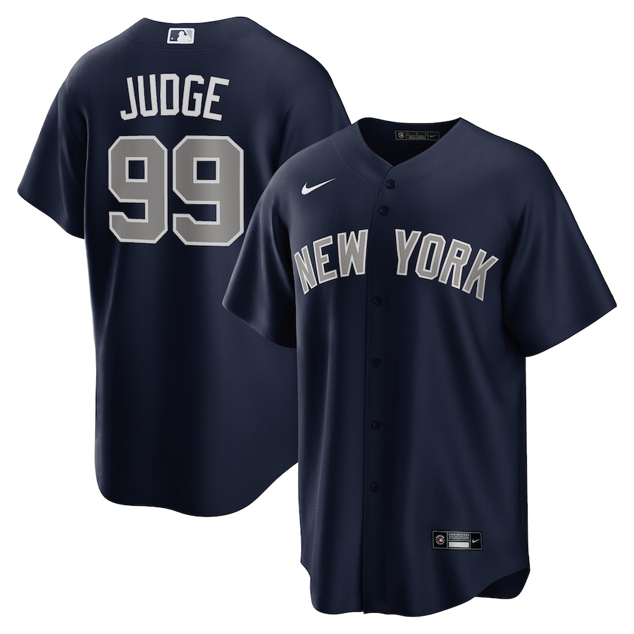 Aaron Judge New York Yankees Alternate Player Name Jersey – Navy