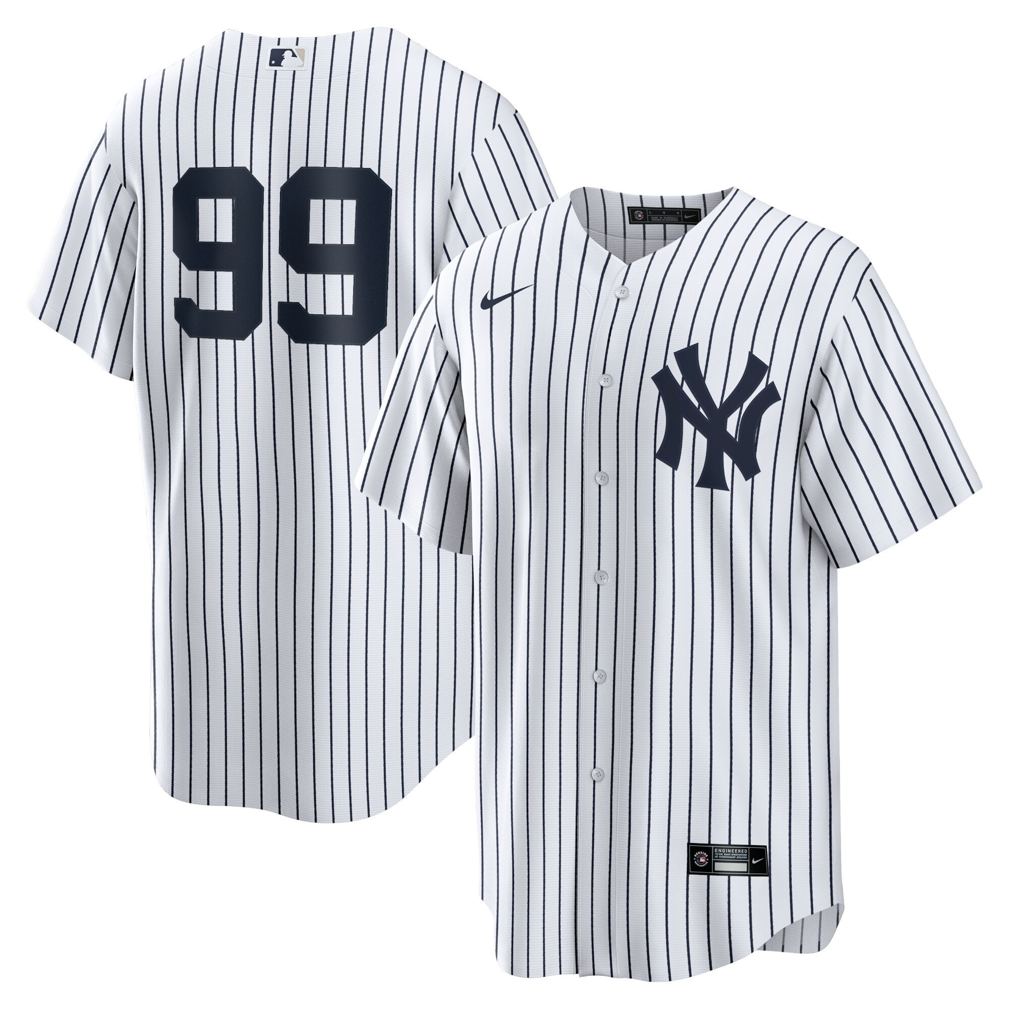 Aaron Judge New York Yankees Home Player Cool White Jersey - All Stitched
