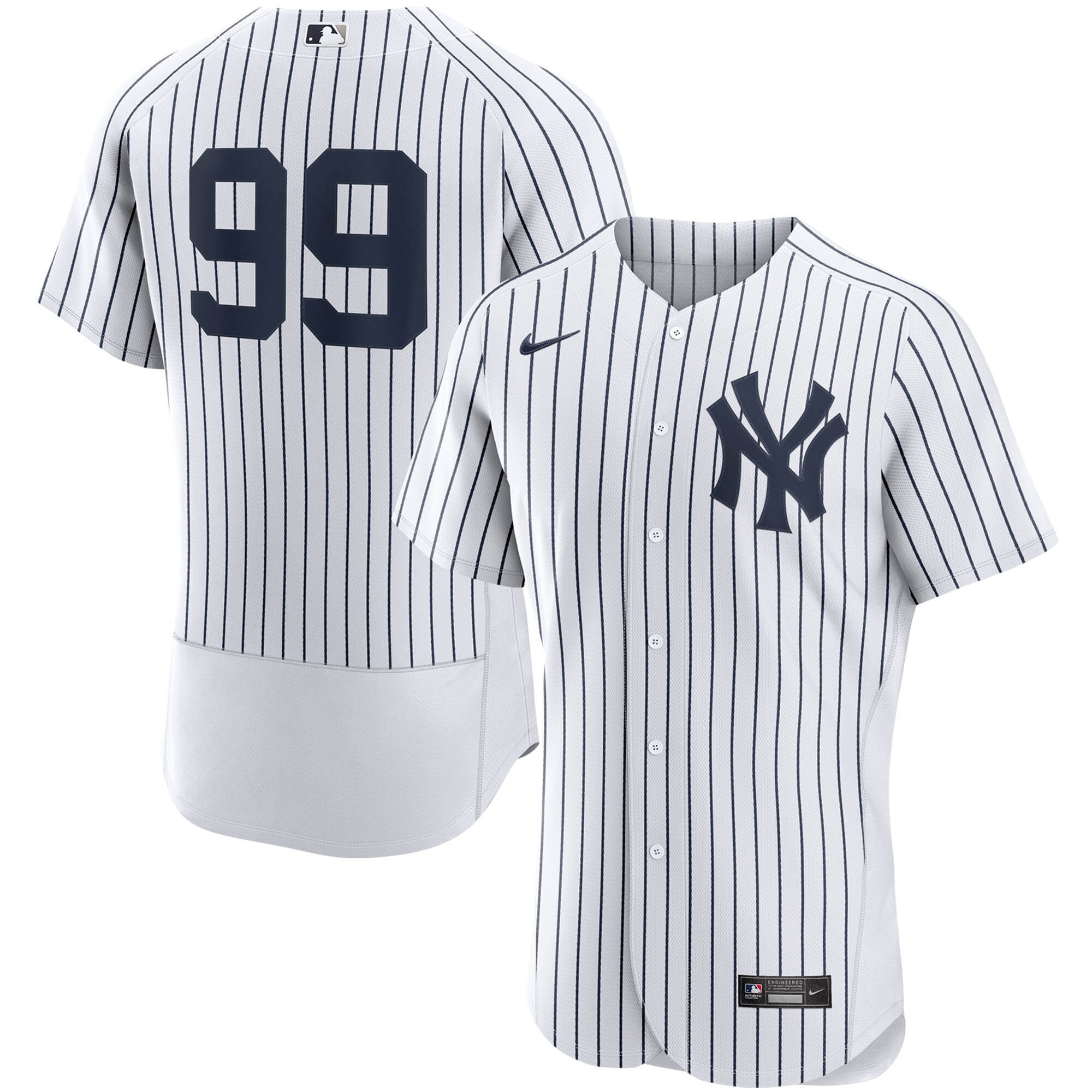 Aaron Judge New York Yankees Home Player Flex White Jersey - All Stitched