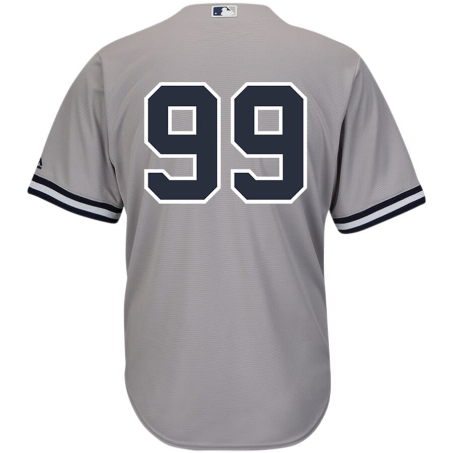 Aaron Judge New York Yankees Majestic Cool Base Player  Stitched Jersey – Gray