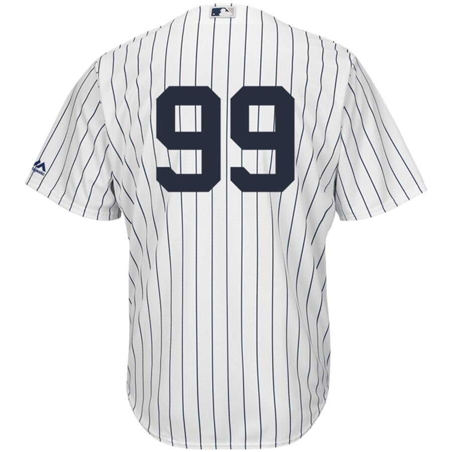 Aaron Judge New York Yankees Majestic Cool Base Player  Stitched Jersey – White