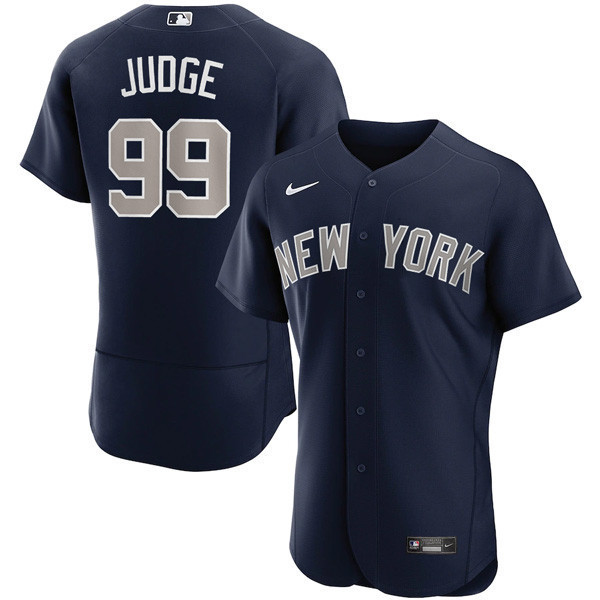 Aaron Judge New York Yankees Navy Flex Base Jersey - All Stitched
