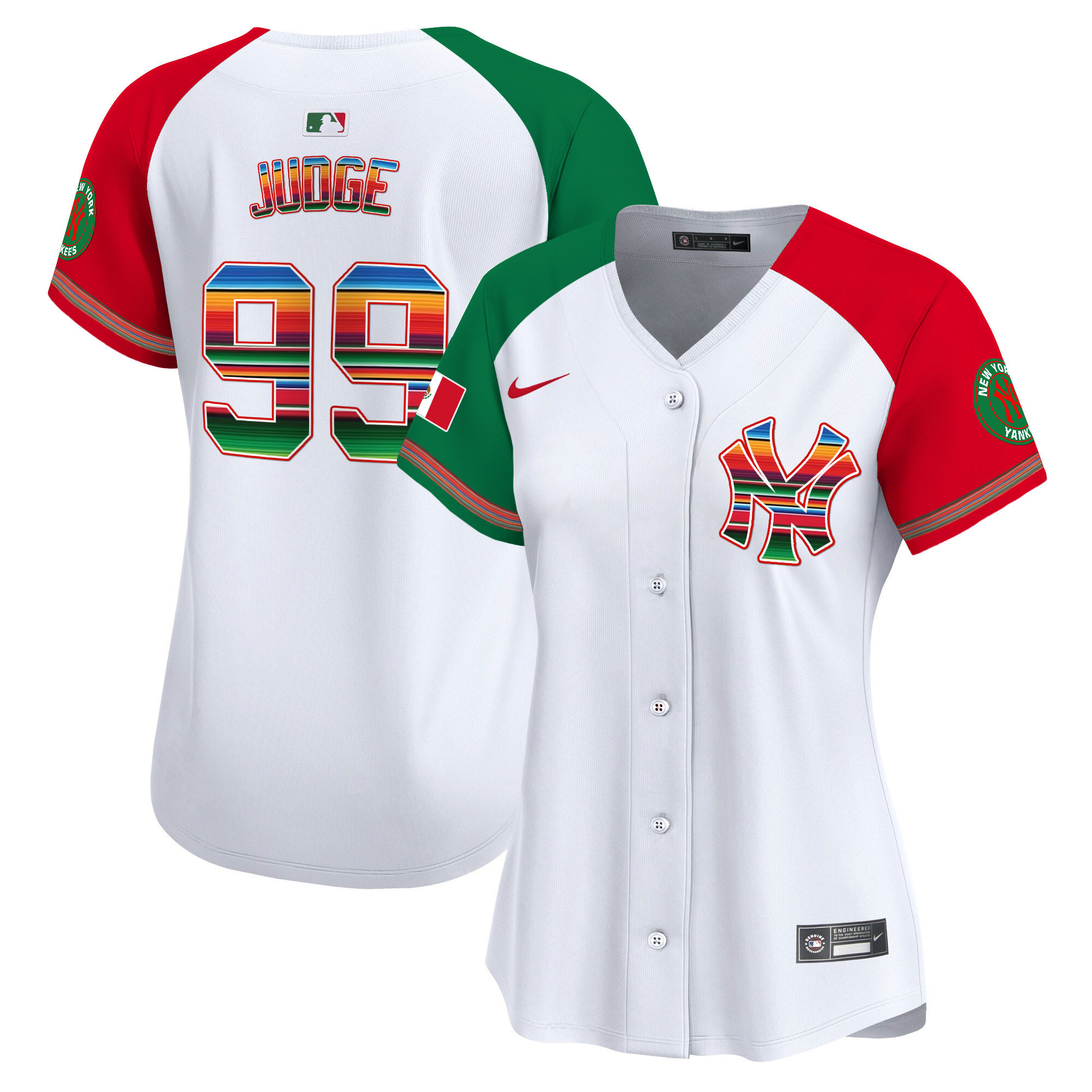 Aaron Judge Women's New York Yankees Mexico Vapor Premier Limited Alternate Jersey - All Stitched