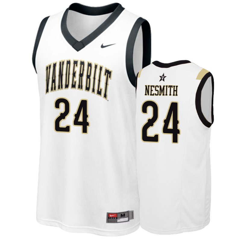 Aaron Nesmith Vanderbilt Commodores #24 College Jersey - White