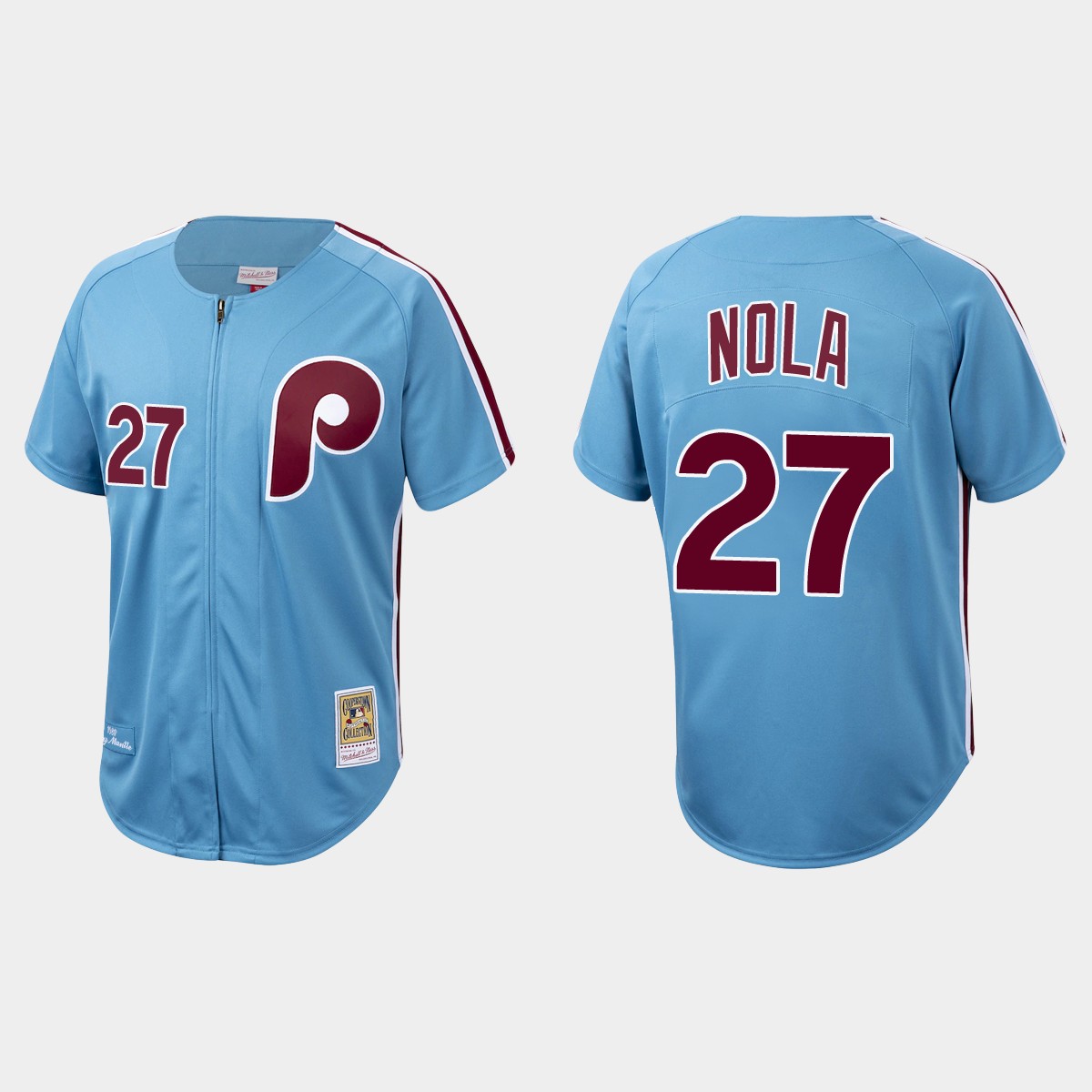 Aaron Nola Philadelphia Phillies Cooperstown Collection Jersey – Light Blue