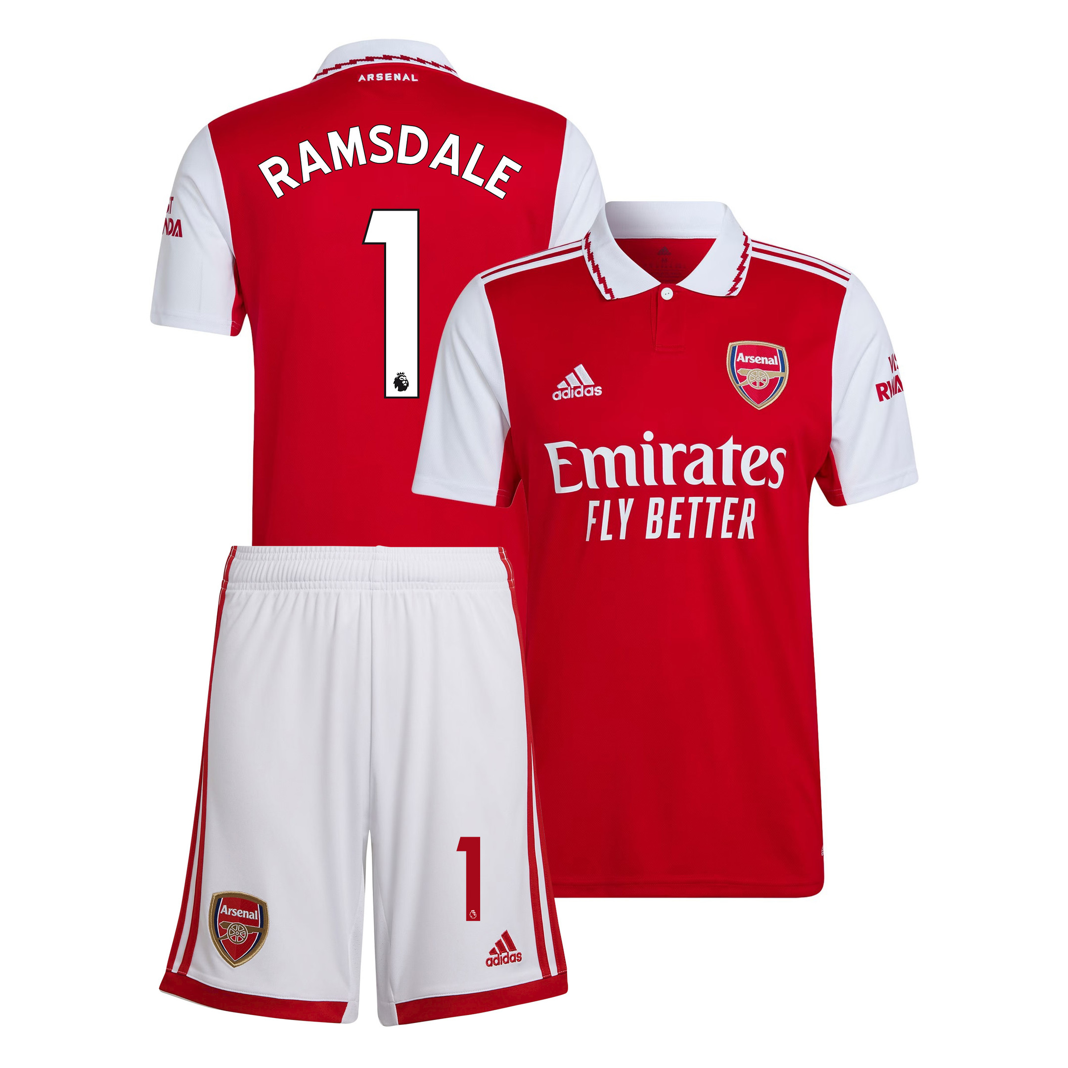 Aaron Ramsdale 1 Arsenal Home Kit 2022-23 Men Soccer Jersey – Red
