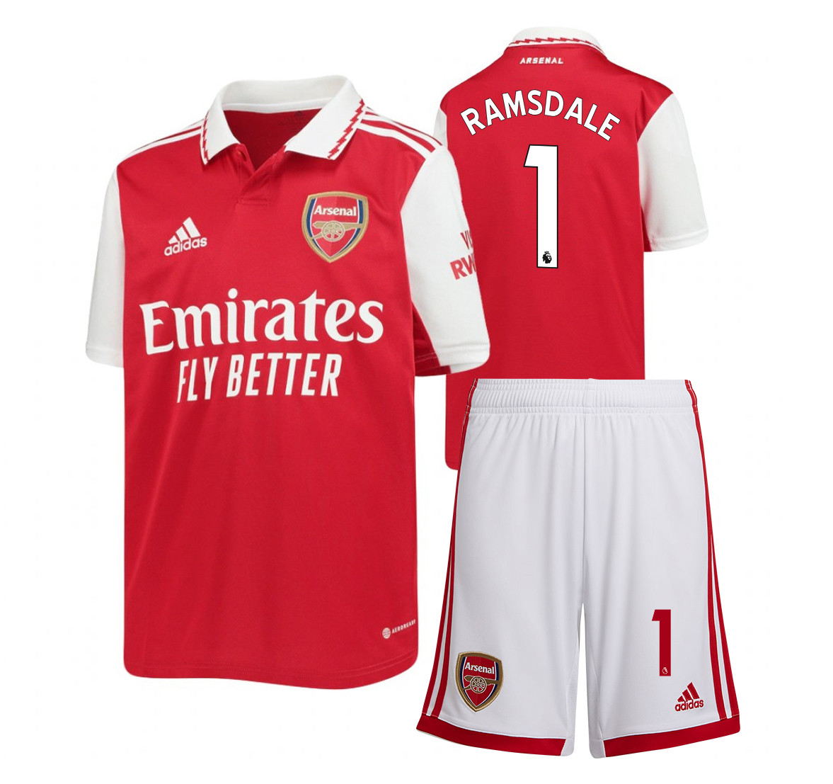 Aaron Ramsdale 1 Arsenal Home Kit 2022-23 Soccer Jersey – Red