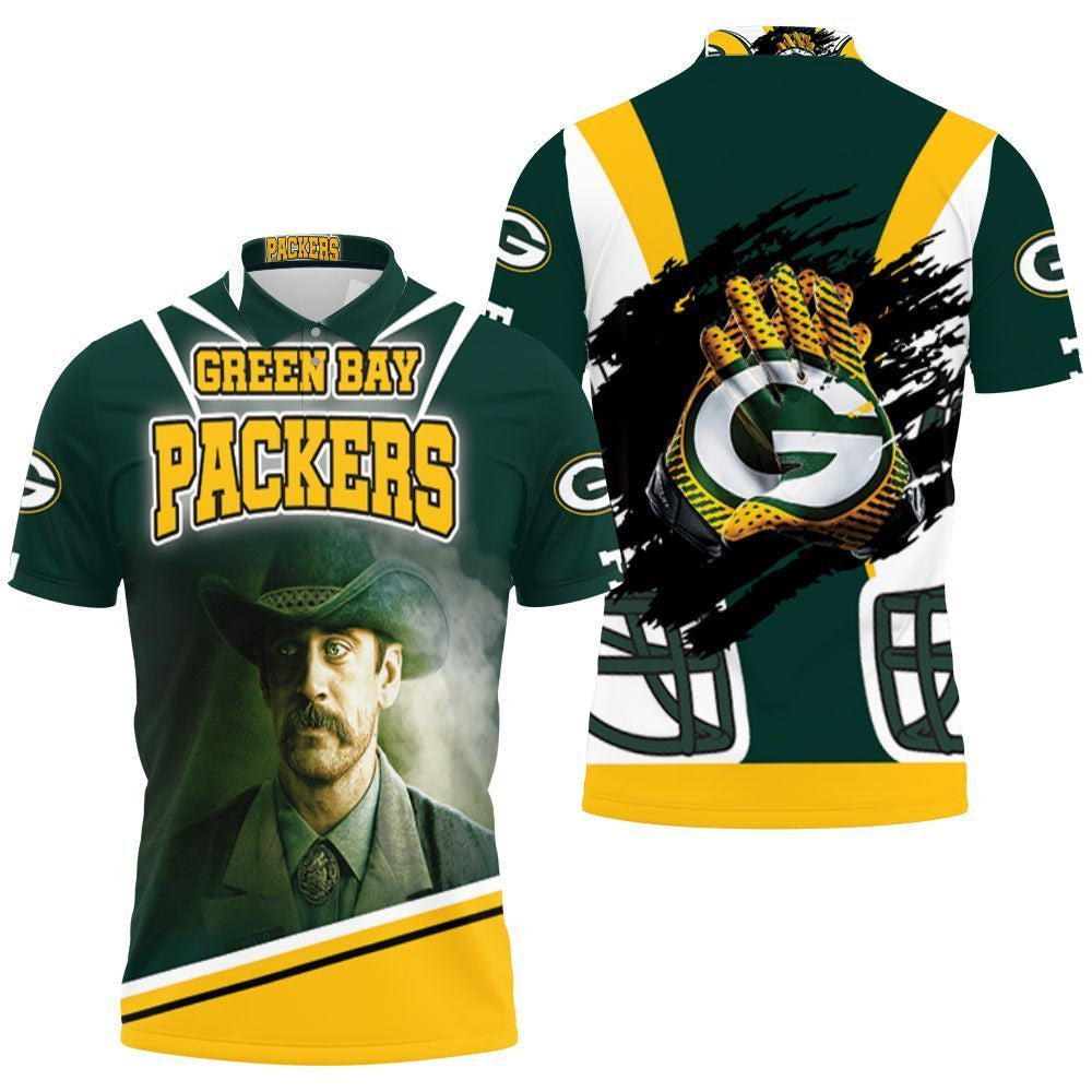 Aaron Rodgers Green Bay Packers For Fans 3D Polo Shirt
