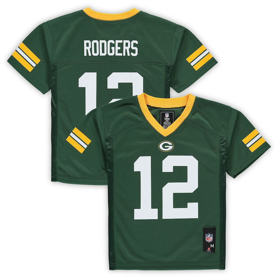 Aaron Rodgers Green Bay Packers Preschool Player Jersey – Green