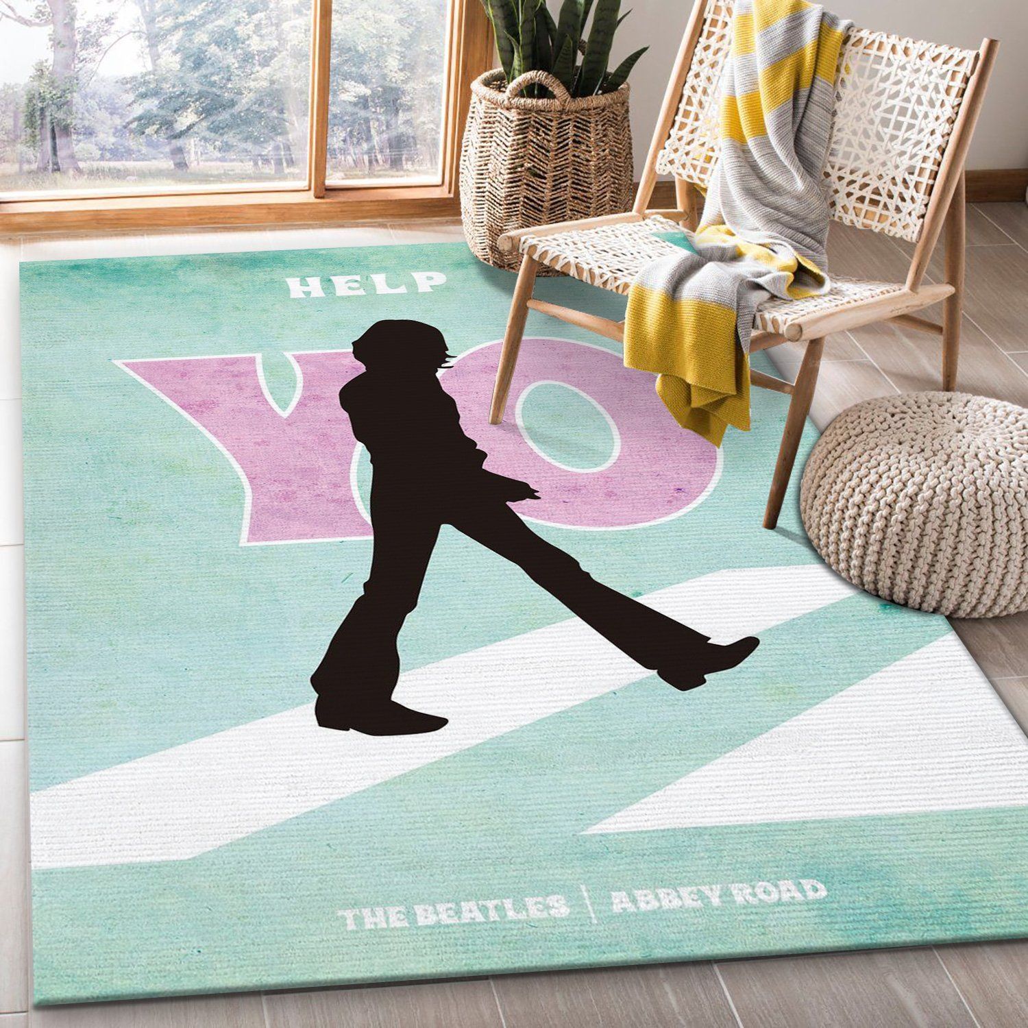 Abbey Road Rectangle Rug – Custom Size And Printing