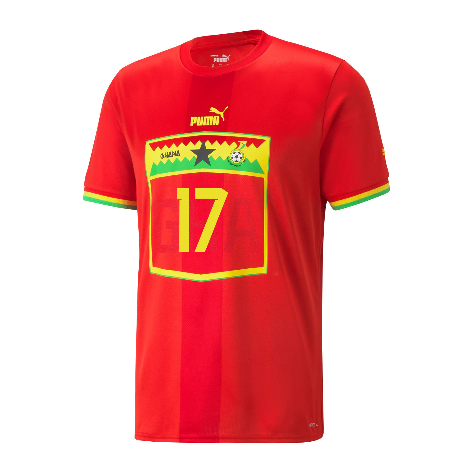 Abdul Rahman Baba 17 Qatar World Cup Ghana National Team 2022-23 Away Red Soccer Jersey –