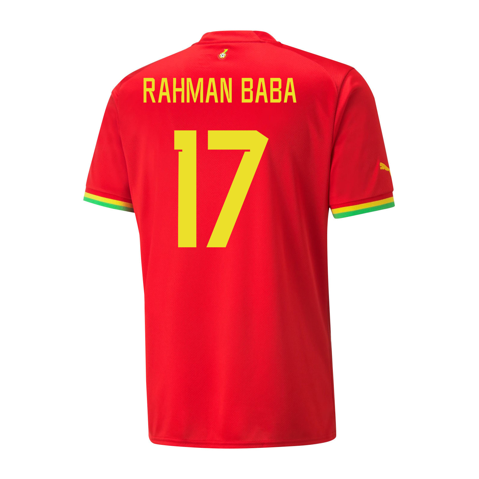 Abdul Rahman Baba 17 Qatar World Cup Ghana National Team 2022-23 Away Red Jersey – Youth
