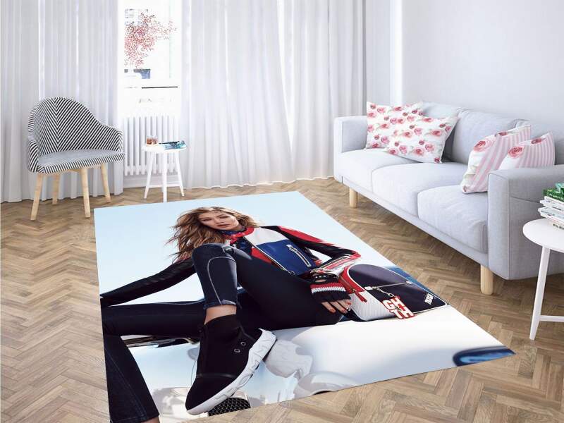 Above A Car Tommy Hilfiger Gigi Hadid Carpet Rectangle Rug
