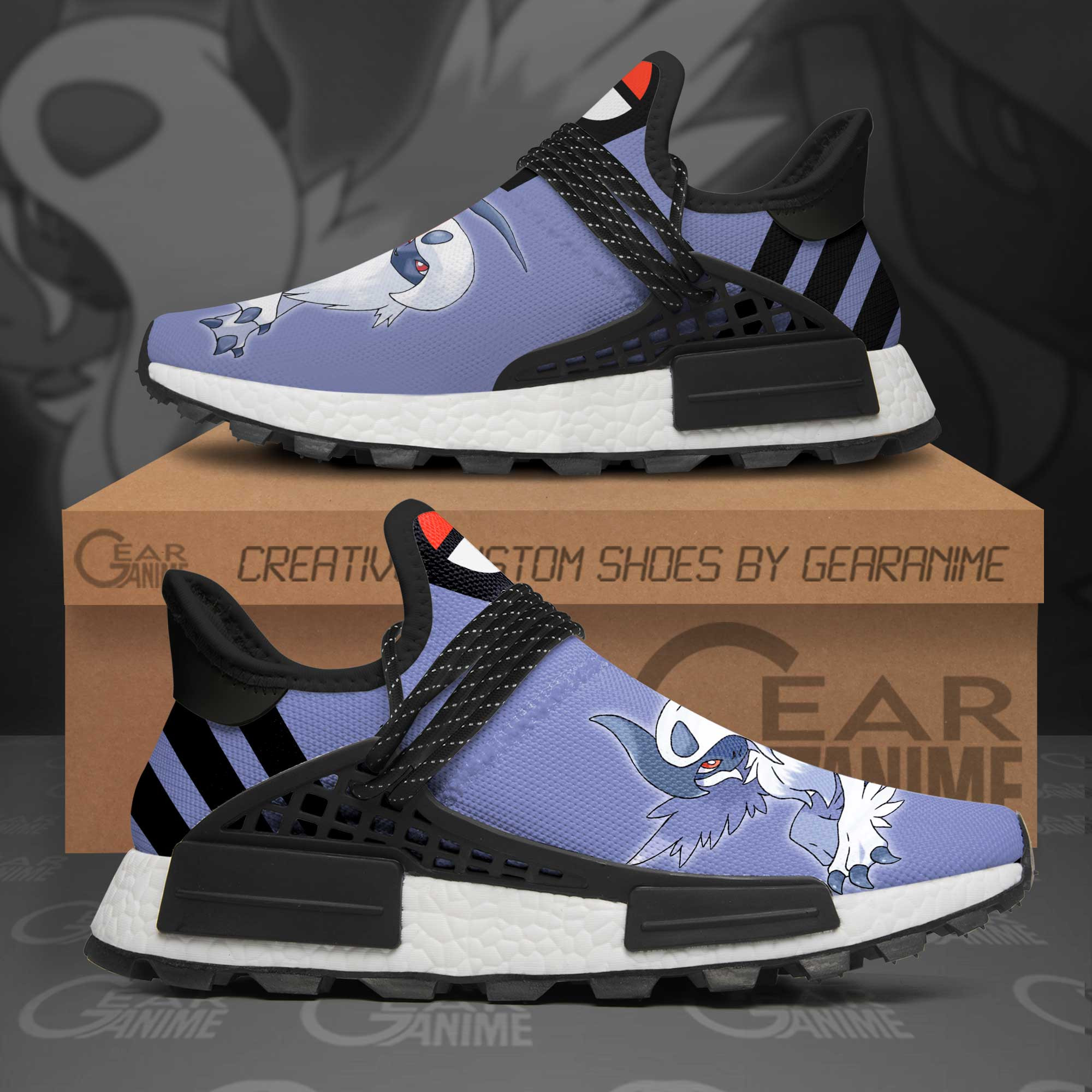 Absol Shoes Pokemon Anime Shoes, NMD Shoes