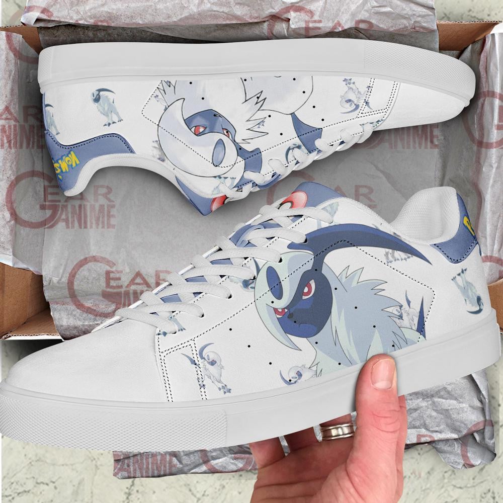 Absol Skate Shoes Pokemon Custom Anime Shoes