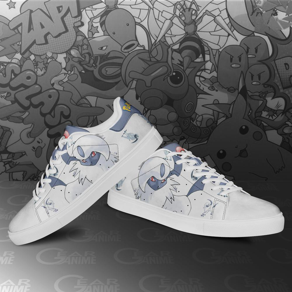 Absol Skate Shoes Pokemon Custom Anime Shoes