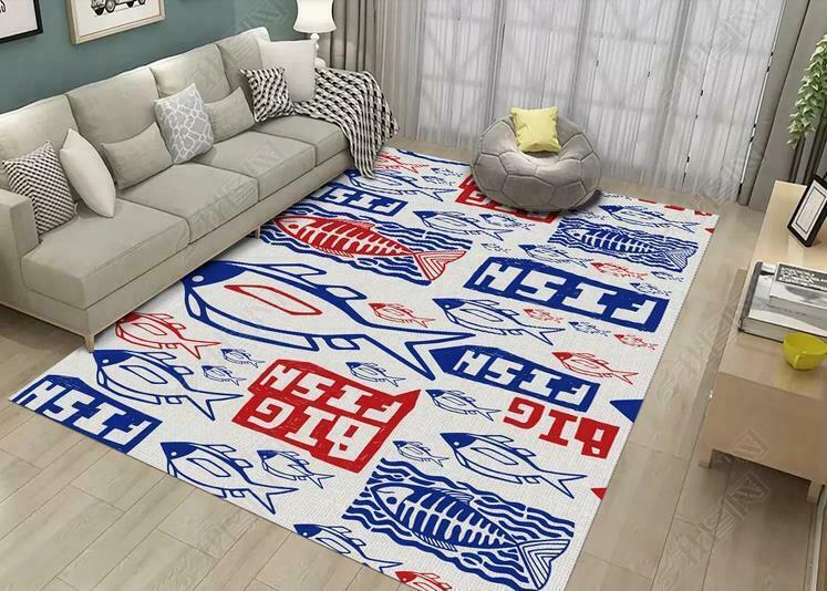 Abstract Fish Limited Edition Rectangle Rug