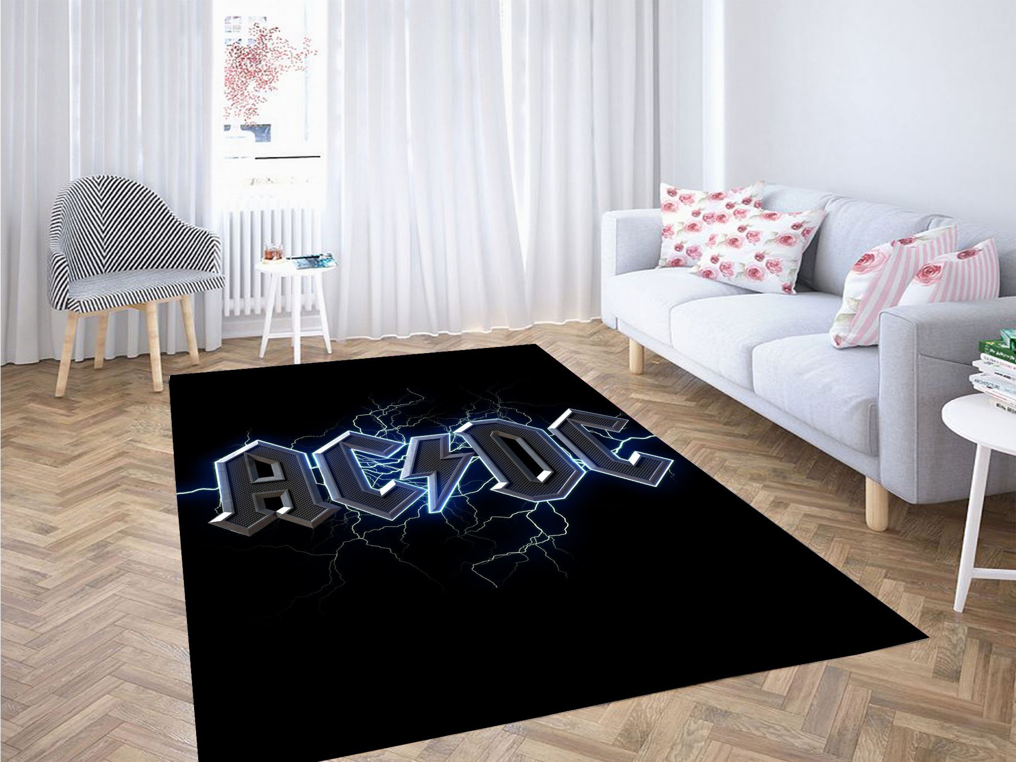 Ac Dc And Volcom Brand Carpet Rectangle Rug