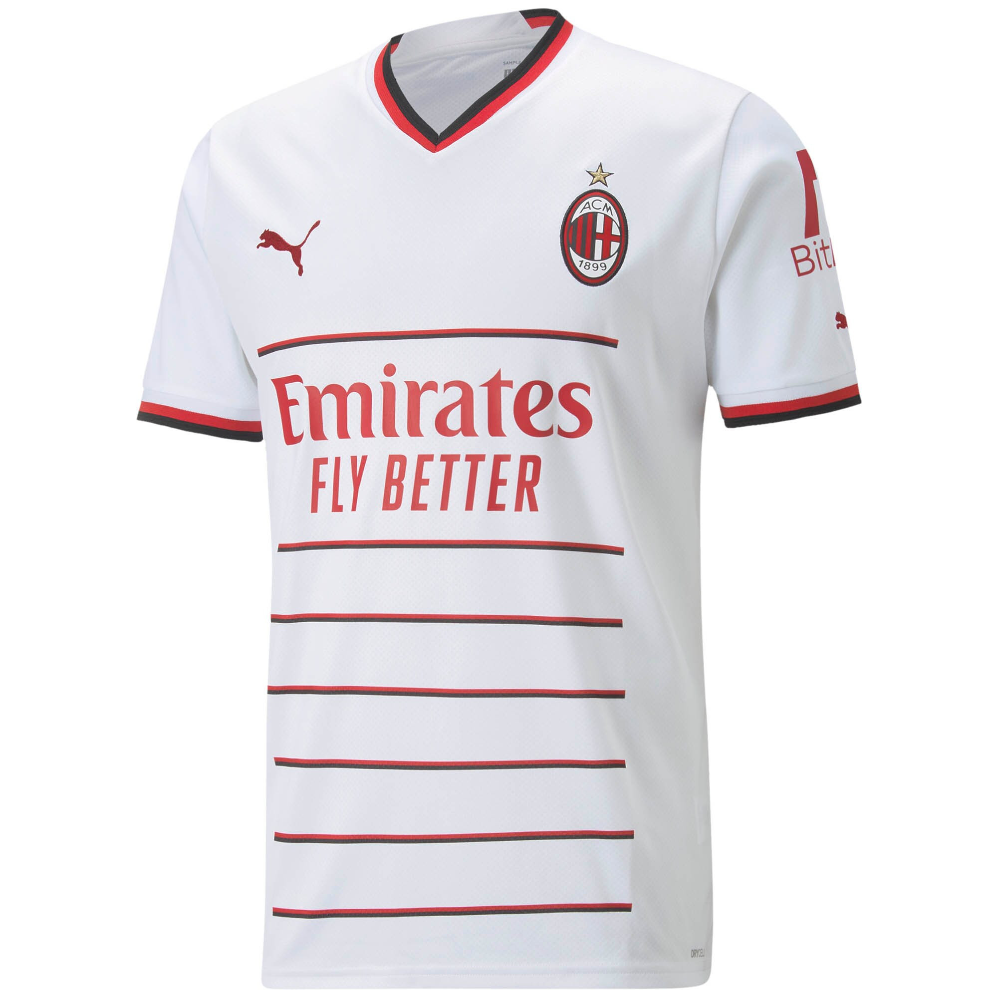 AC Milan Men 2022/23 Away Player Soccer Jersey – White