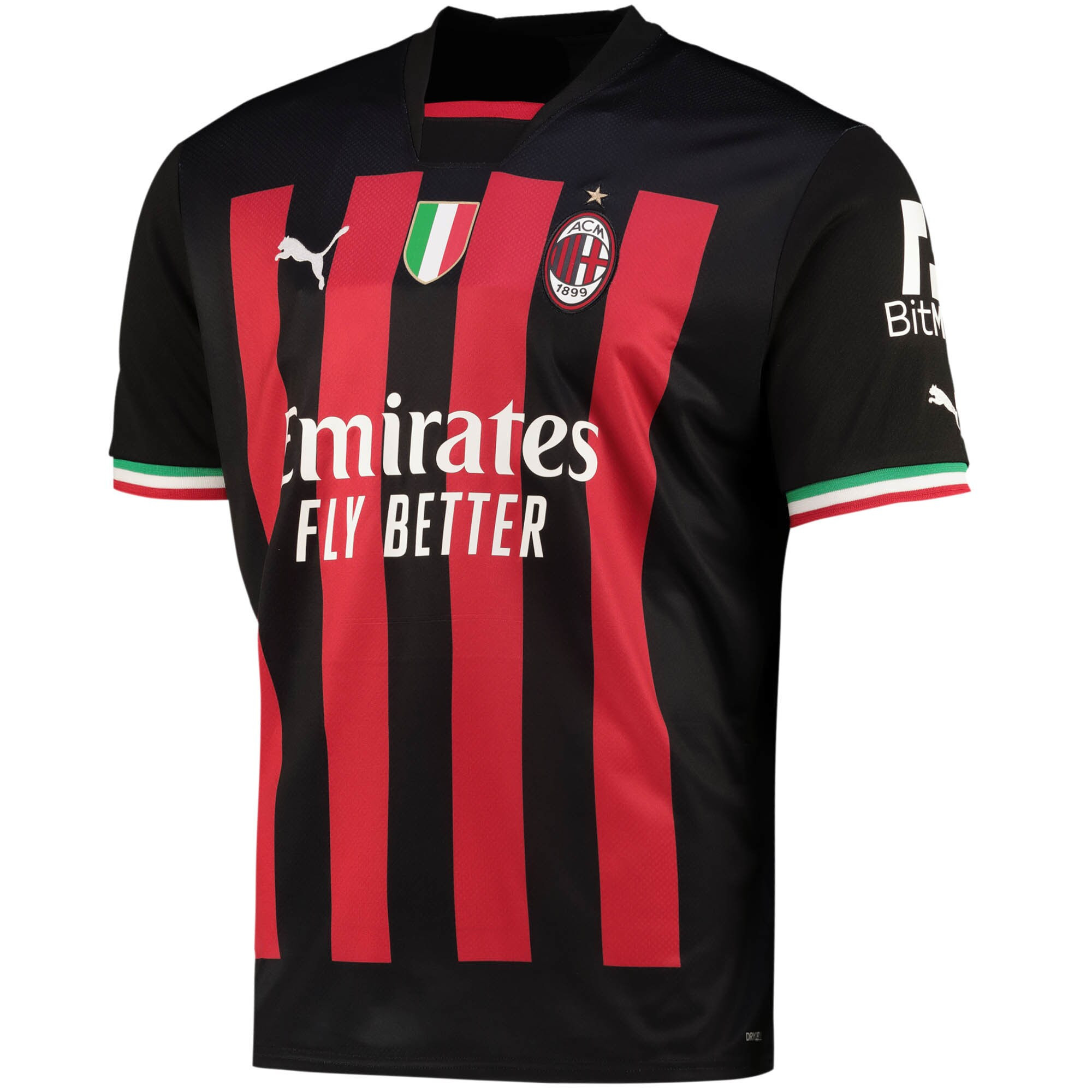 AC Milan Men 2022/23 Home Player Soccer Jersey – Black