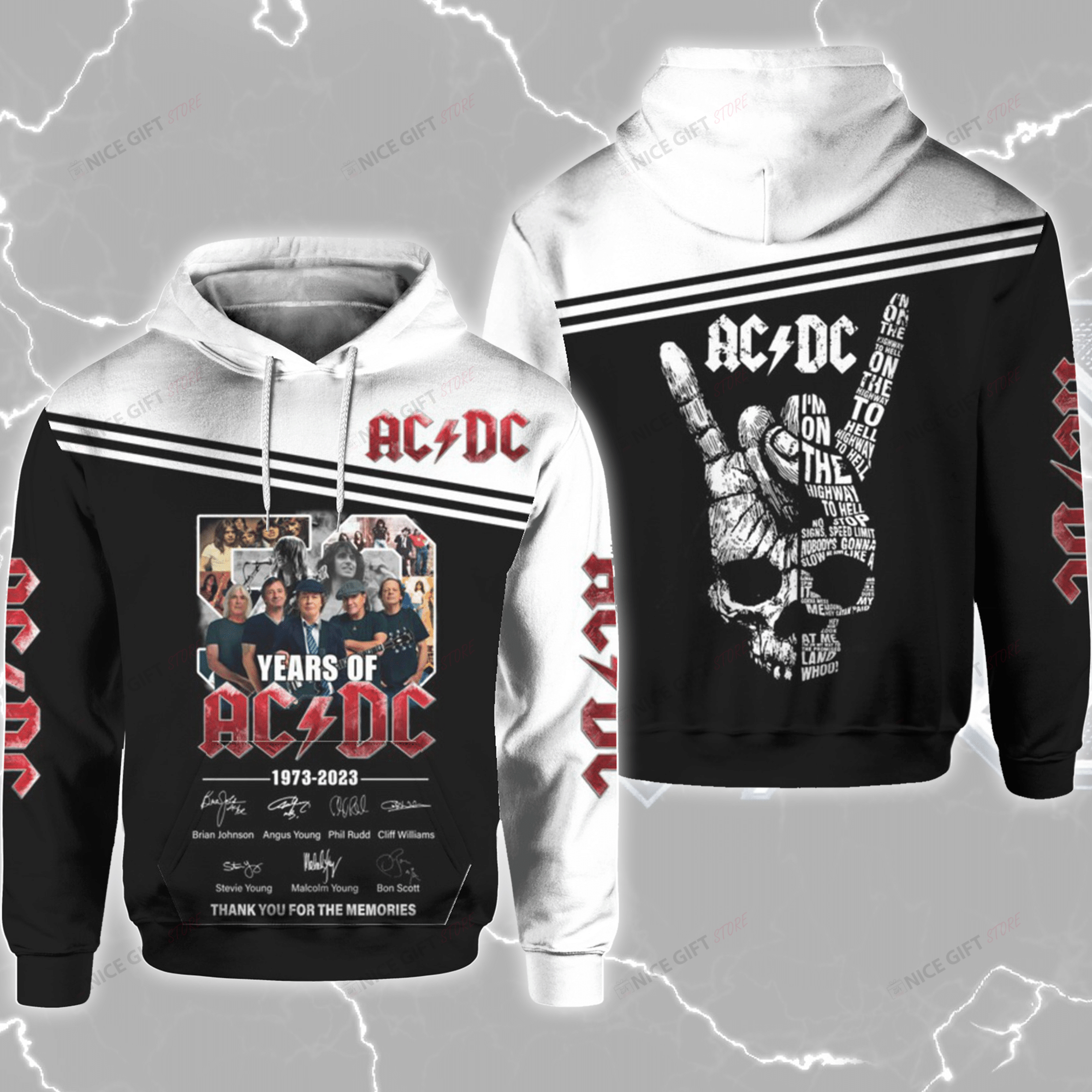 ACDC 3D Hoodie Gift For Fans