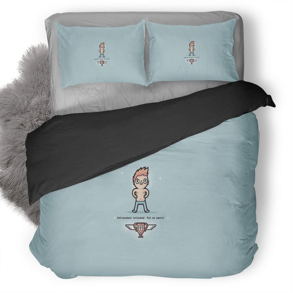 Achievement Unlocked 3D Customized Duvet Cover Bedding Set