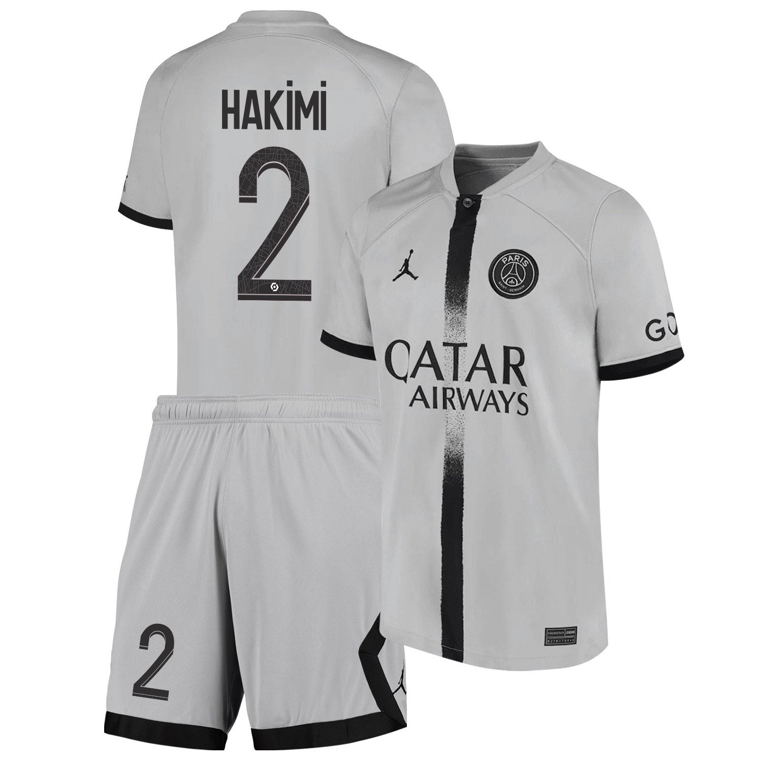 Achraf Hakimi 2 Paris Saint-Germain Away Kit 2022-23 Soccer Jersey – Black