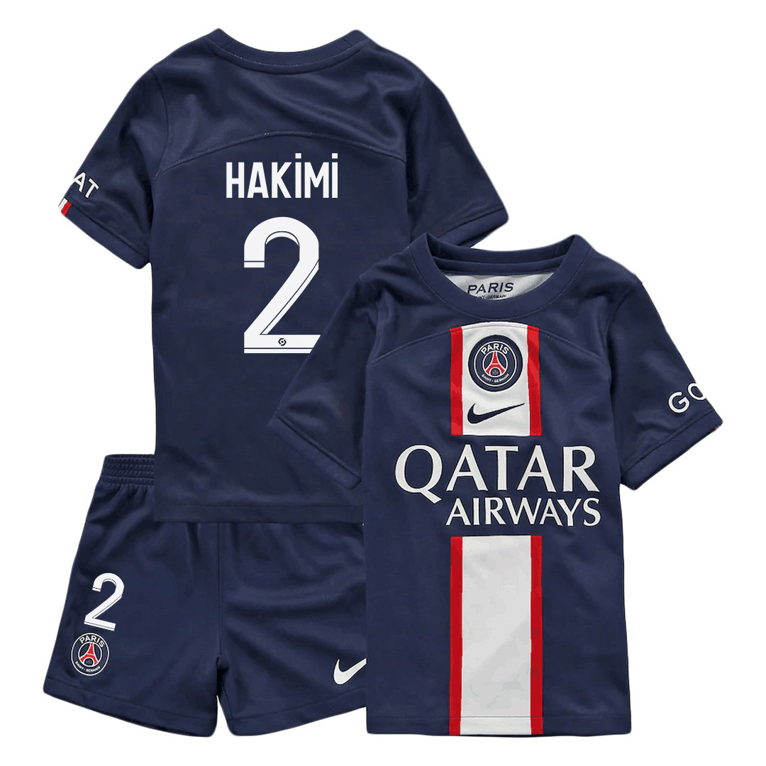 Achraf Hakimi 2 Paris Saint-Germain Home Kit 2022-23 Soccer Jersey – Blue