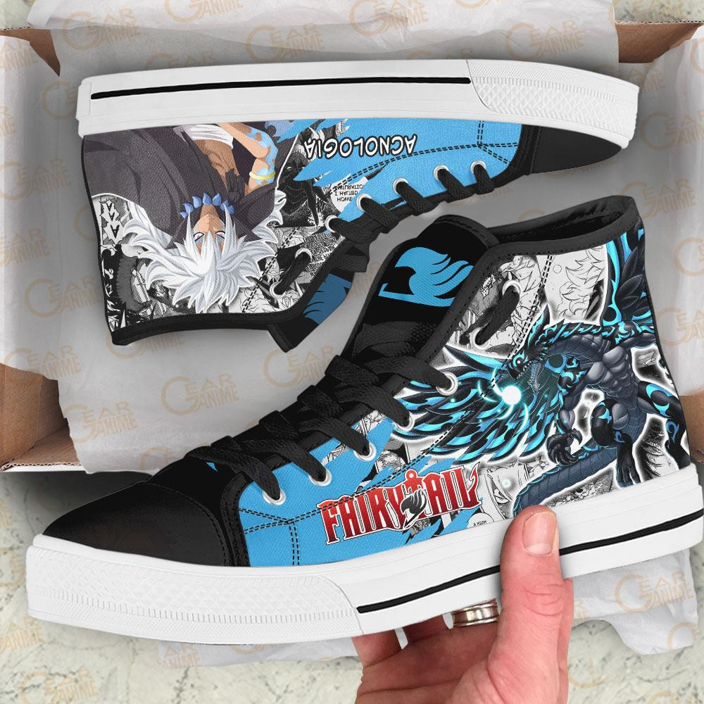 Acnologia High Top Shoes Custom Fairy Tail Anime Sneakers