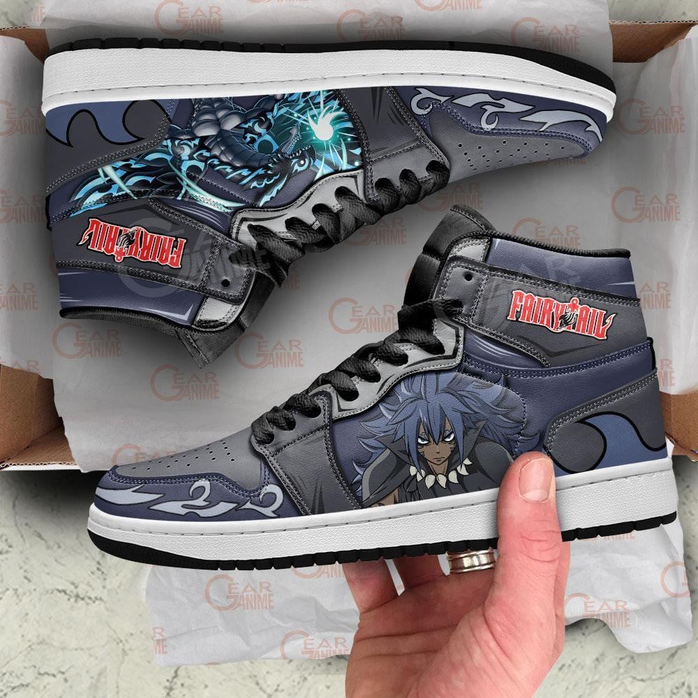 Acnologia JD1s Sneakers Anime Fairy Tail Shoes, Air Jordan Hightop