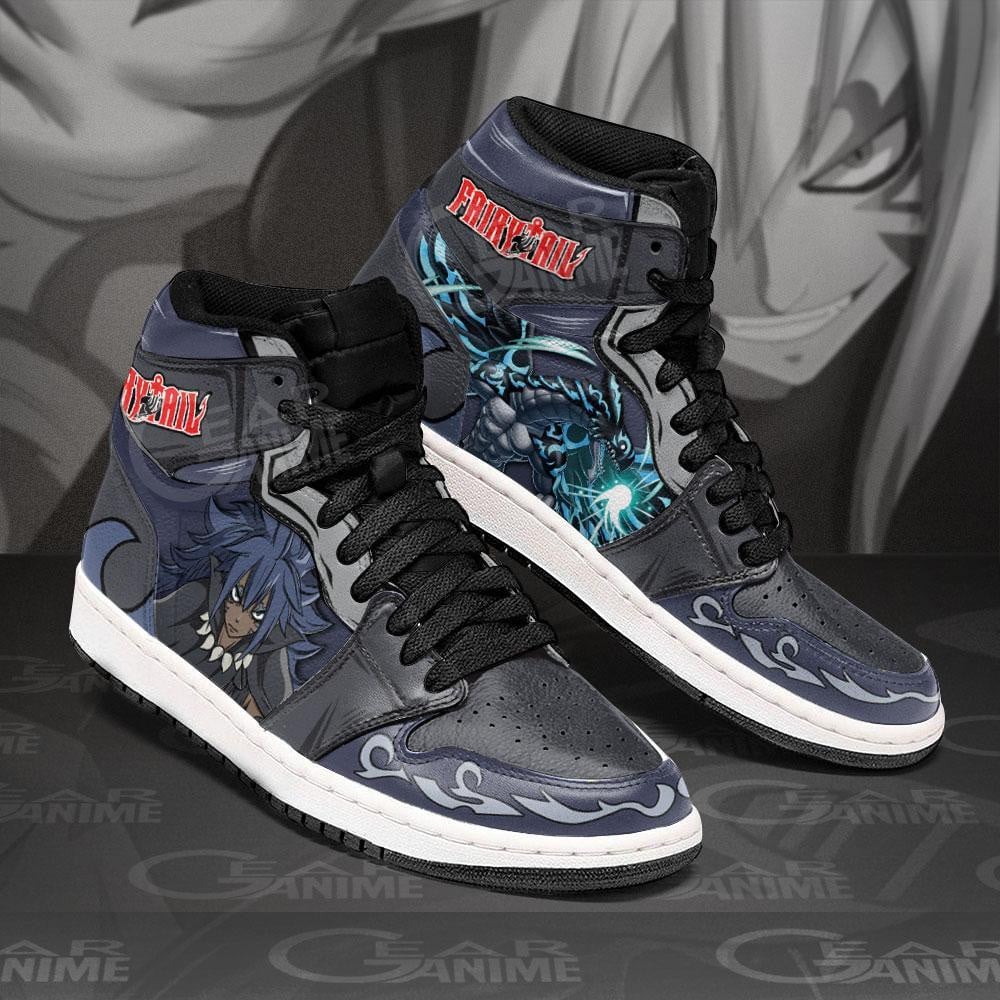 Acnologia JD1s Sneakers Anime Fairy Tail Shoes, Air Jordan Hightop