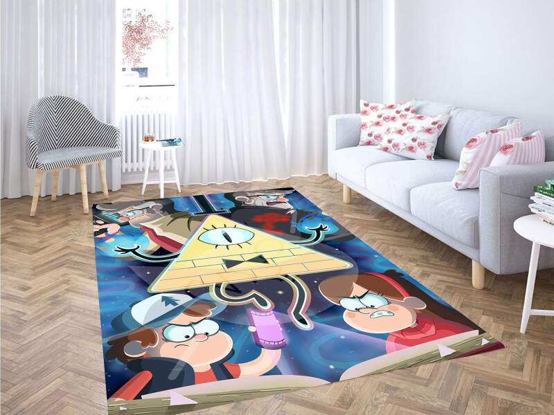 Action Gravity Falls Carpet Rectangle Rug