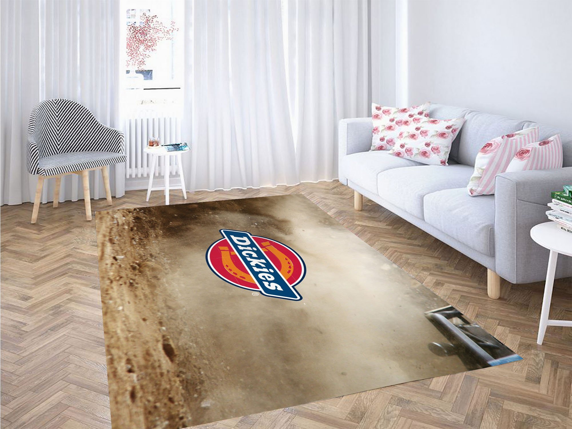 Action Skateboards Dickies Carpet Rectangle Rug