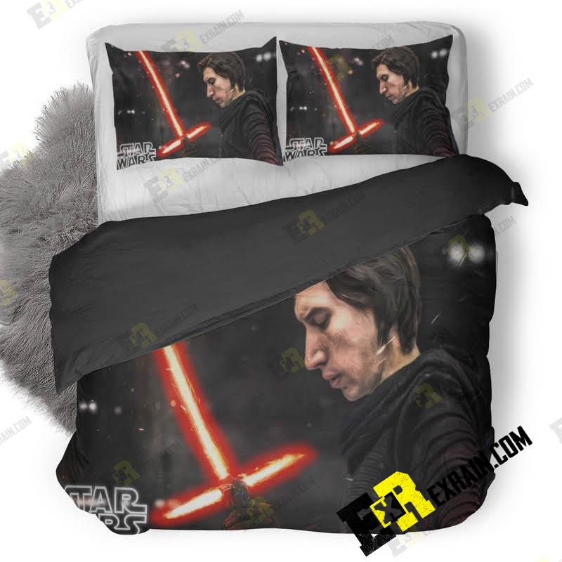 Adam Driver Art Wide 3D Customized Duvet Cover Bedding Set