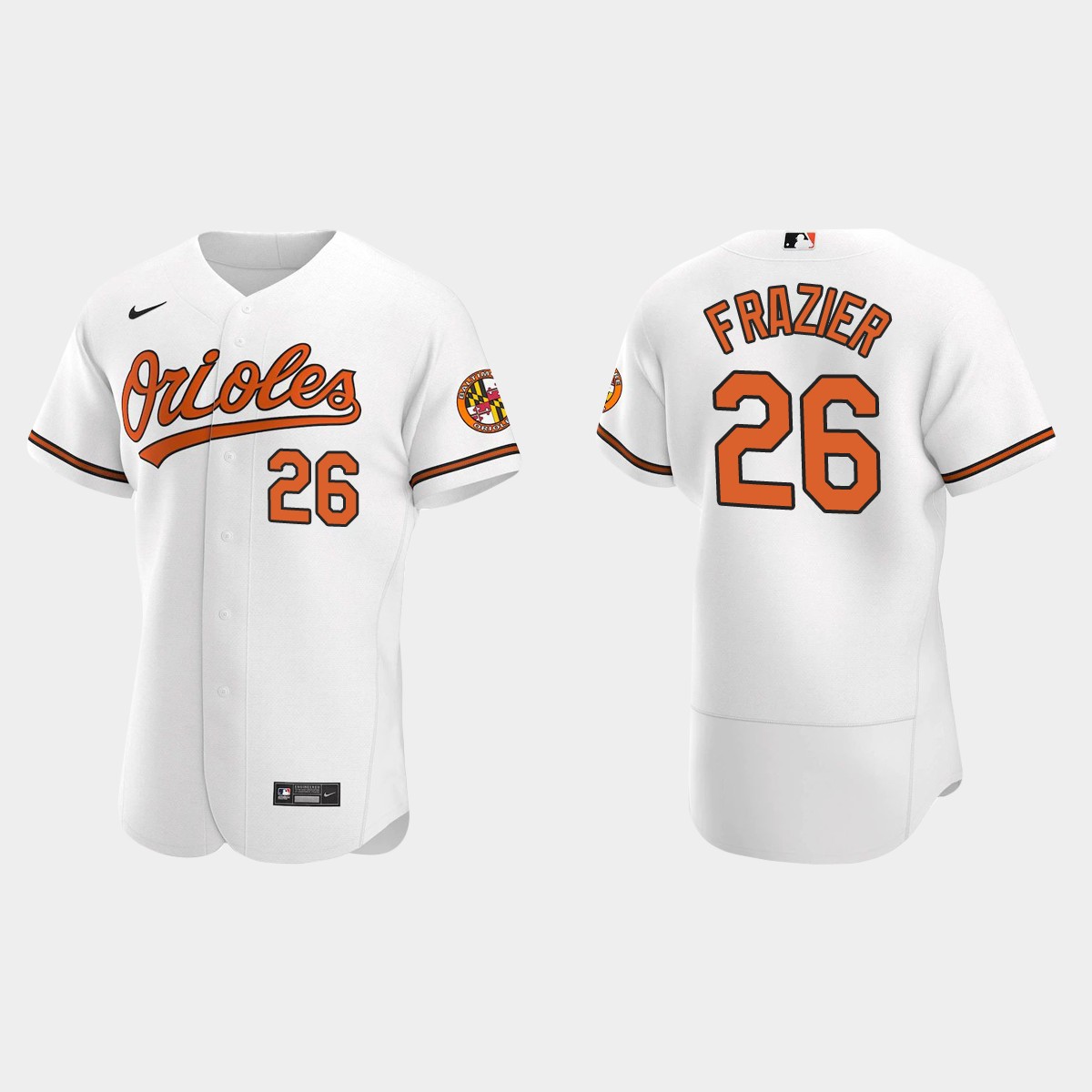 Adam Frazier Baltimore Orioles Home Jersey – White