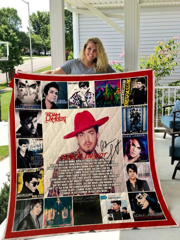 Adam Lambert 3D Quilt Blanket